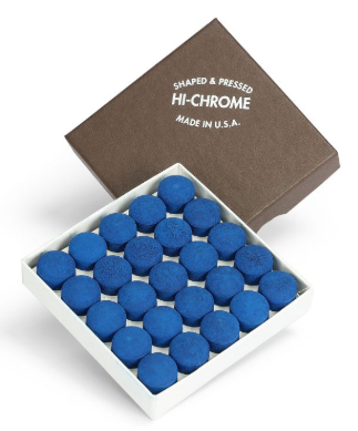 Коробка наклеек для кия "Hi Chrome" 9 мм (50 шт)