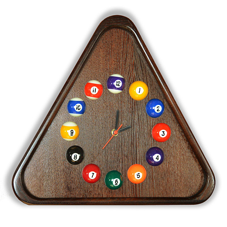 Часы Треугольник ясень/шпон (доступен заказ цвета)