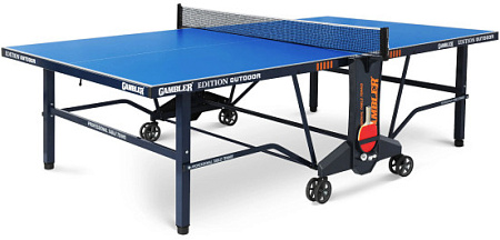 Теннисный стол Gambler - Edition (Всепогодный) Синий